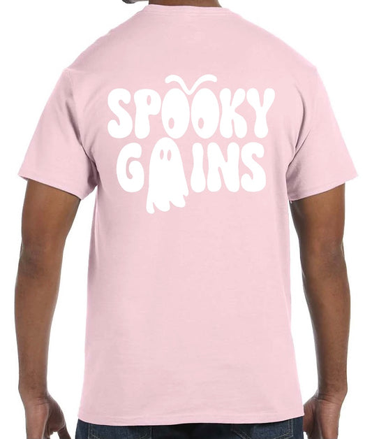 Spooky Gains Pink T-Shirt