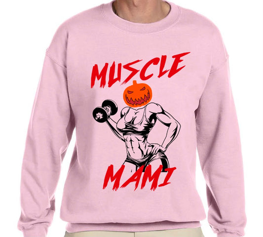 Muscle Mami Crew Neck